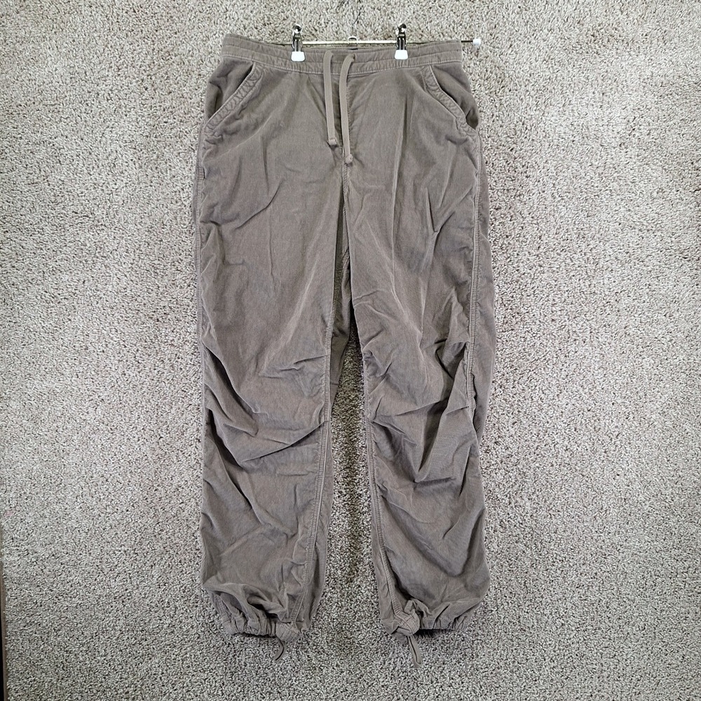 Hollister Parachute Baggy Pants Womens Medium Adjustable-Rise Corduroy Casual